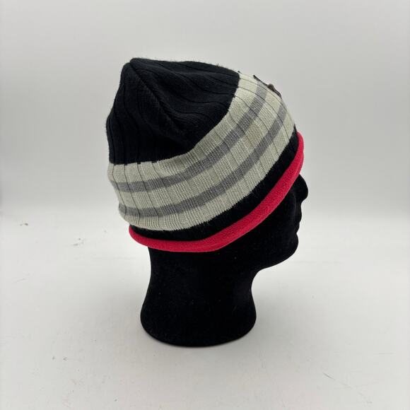 Vintage 2005 Yu-Gi-Oh Striped Knit Beanie Cap Hat Youth 4-16 - Picture 3 of 10